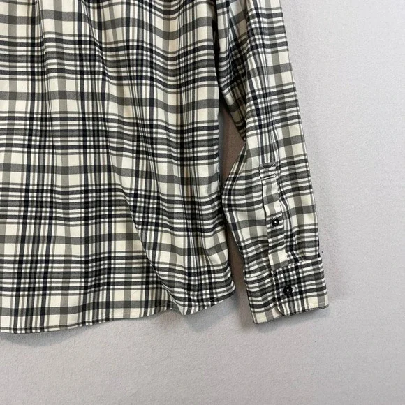 Outdoor Research Kulshan Flannel Shirt Mens XL Black White Plaid 300091 F23 - Picture 9 of 10